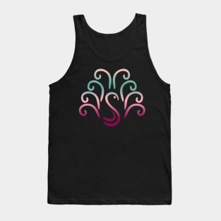 Retro Peacock - minimalism frugalism Design Tank Top